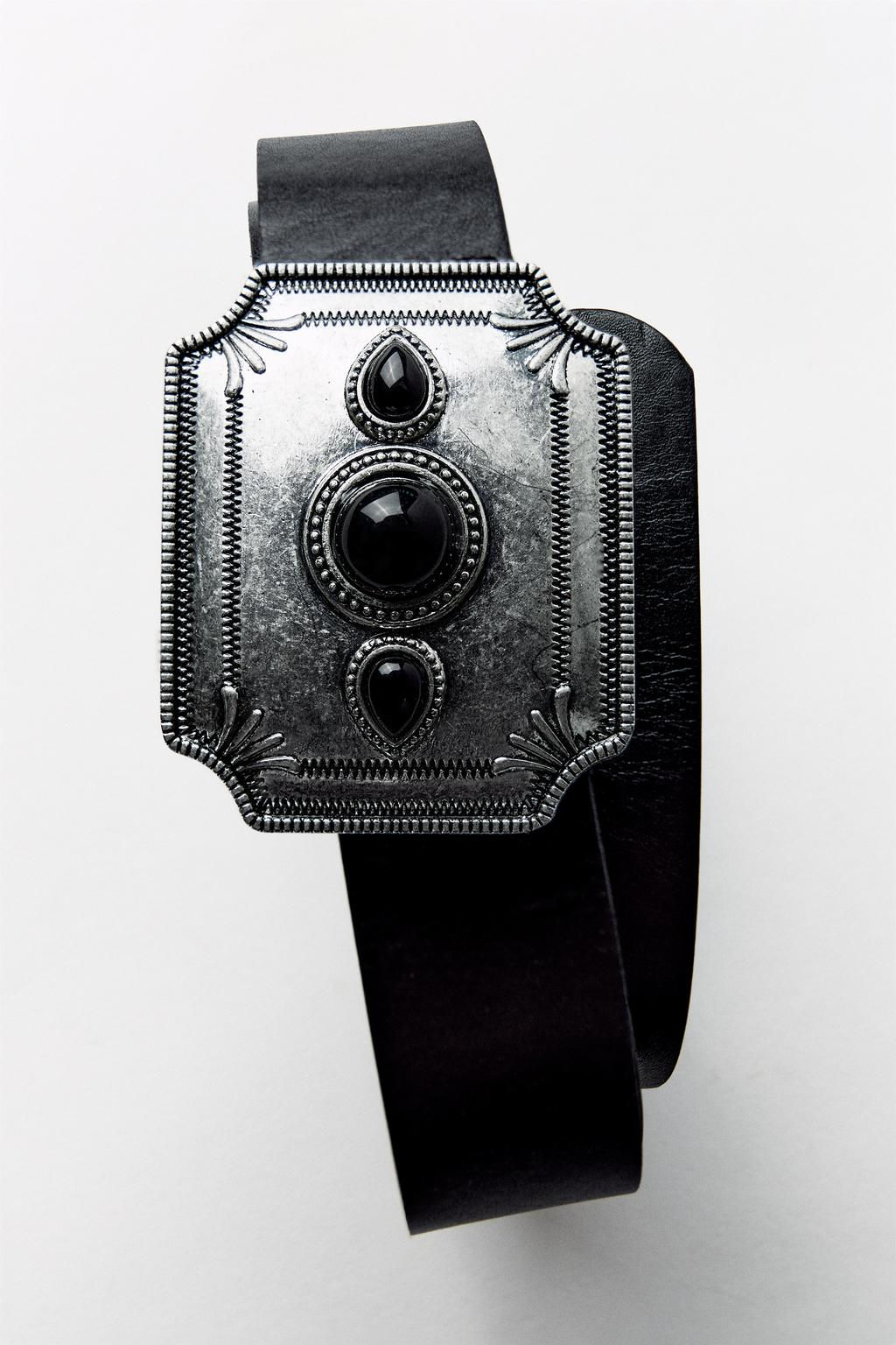COWBOY ENGRAVED BUCKLE BELT - Zara фото 7