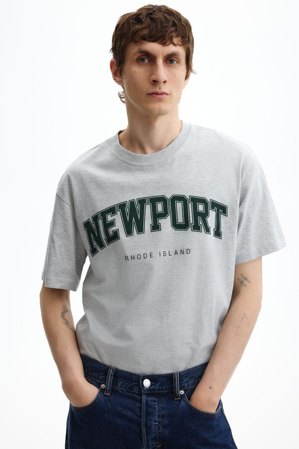 Camiseta con estampado Loose Fit - H&m фото 11