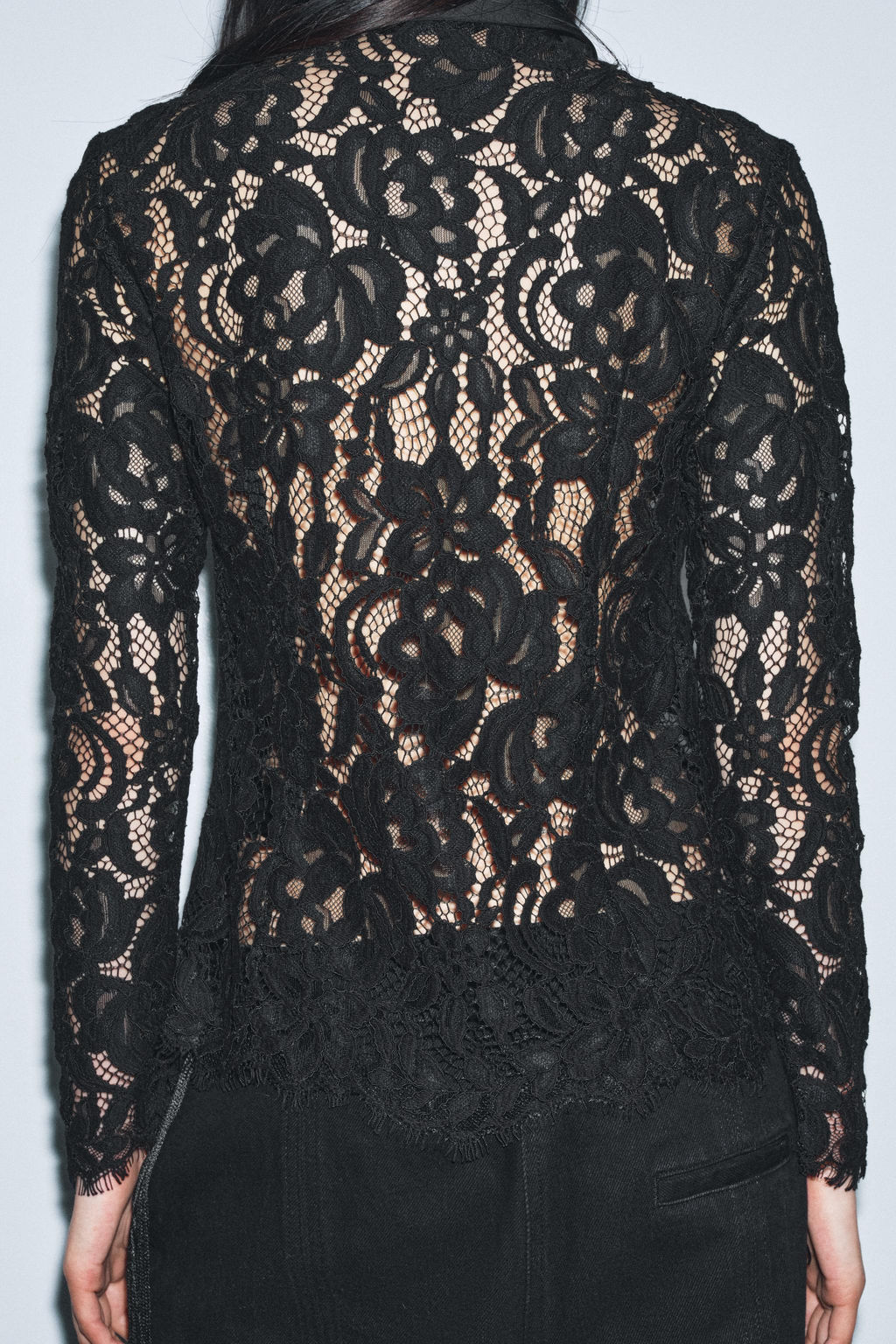 ZW COLLECTION LACE SHIRT - Zara фото 4