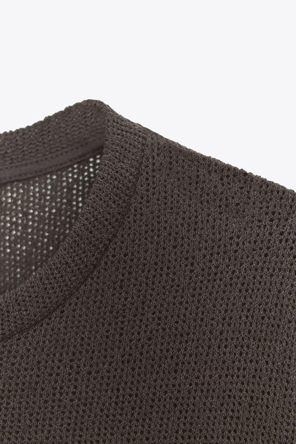 CUT-OUT KNIT TOP - Zara фото 27