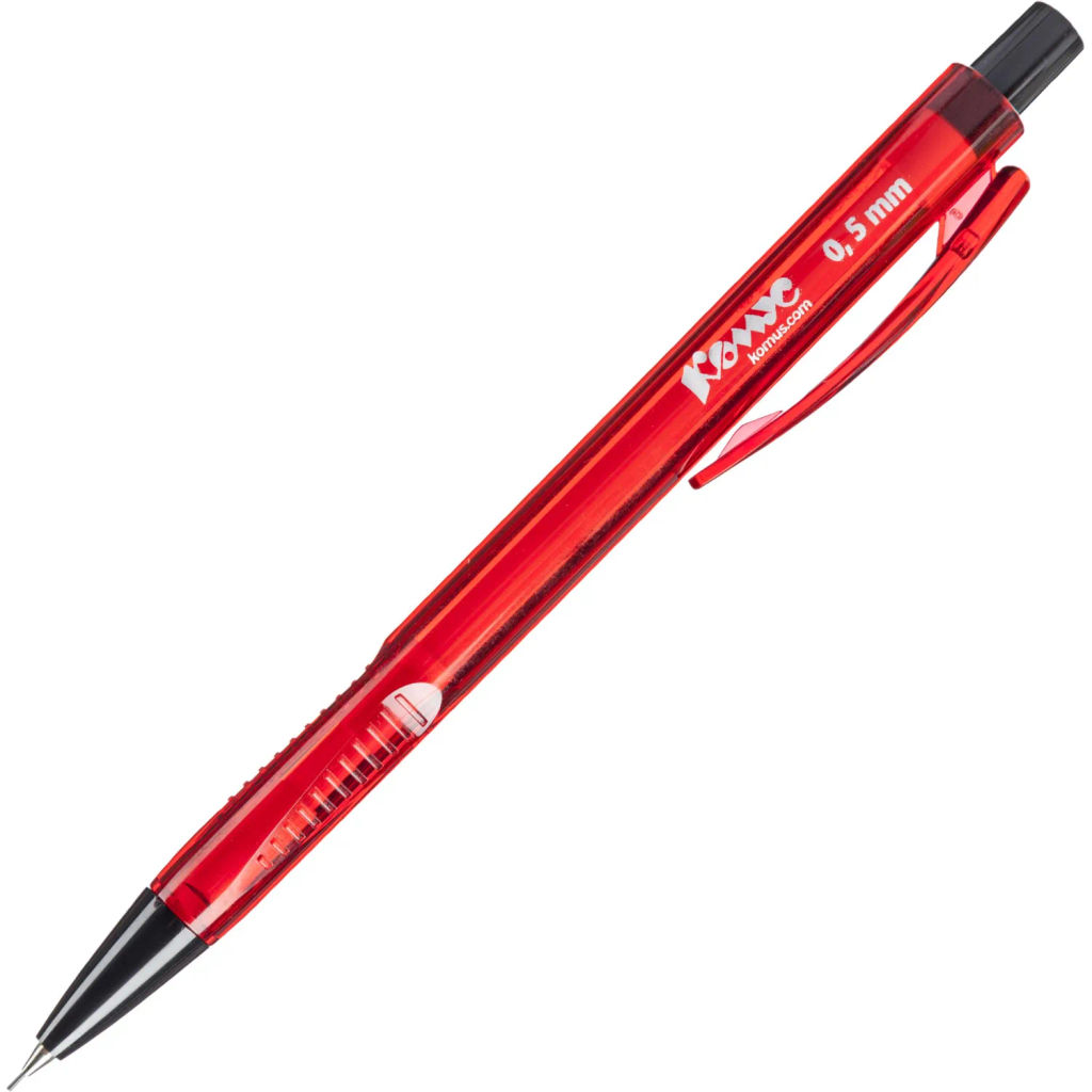 Карандаш механический Комус, 0,5мм красный  фото 2