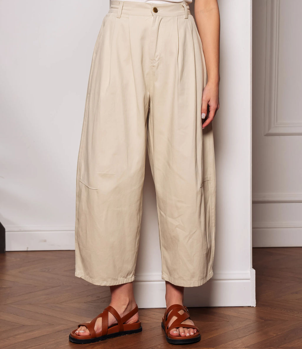 Брюки #КТ5203, светло-бежевый - Dommod фото 2