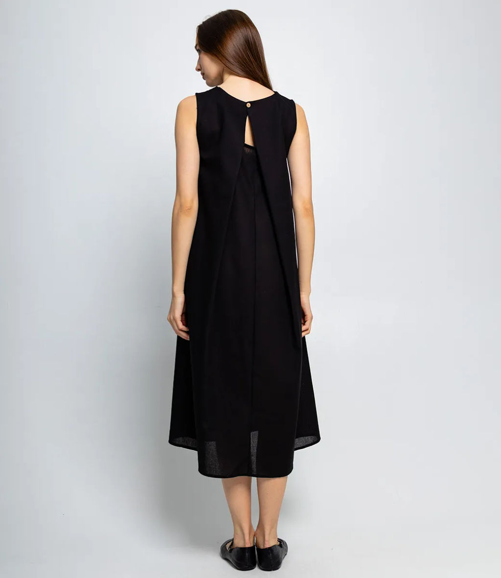 Платье #КТ2631, чёрный