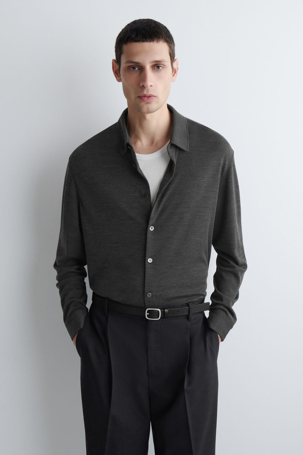 CAMISA DE PUNTO EN MEZCLA DE LANA - H&m фото 2