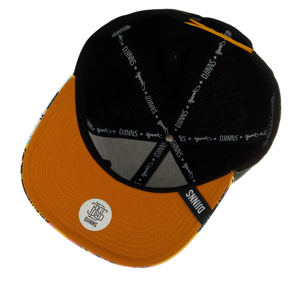Бейсболка DJINNS арт. 6P SB Aloha Classic (желтый / черный)