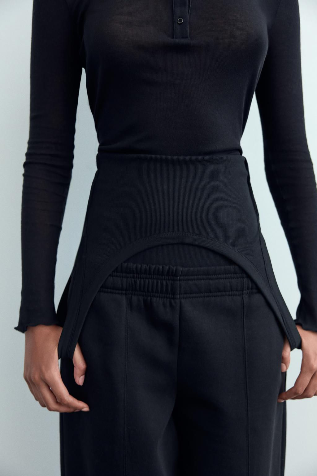 STRAIGHT-LEG PLUSH TROUSERS - Zara фото 6