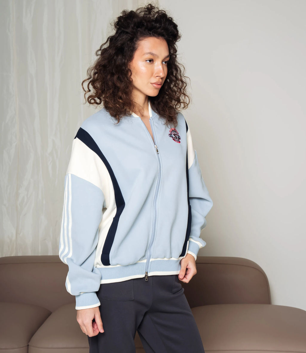 Бомбер #КТ2611 (2), голубой