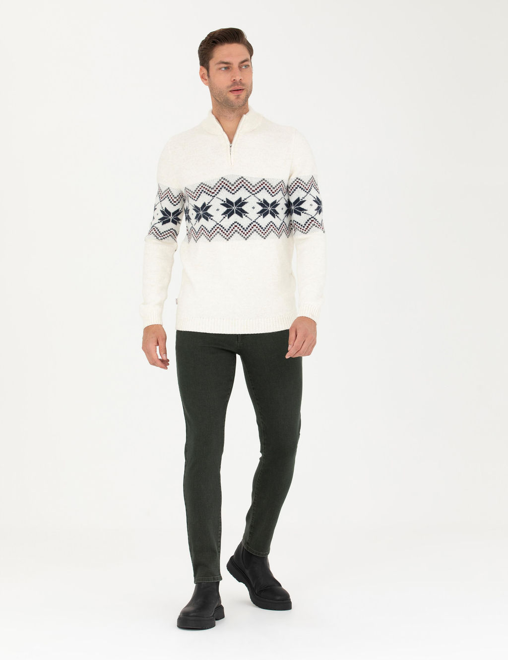 Ye_il Slim Fit Jean Pantolon