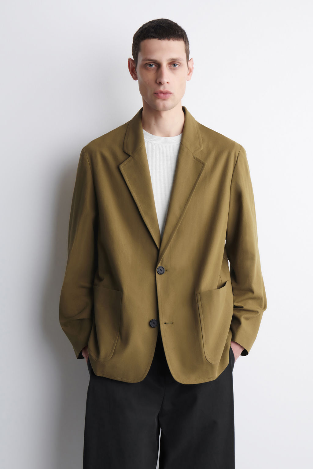 BLAZER DESESTRUCTURADA DE ALGOD?N