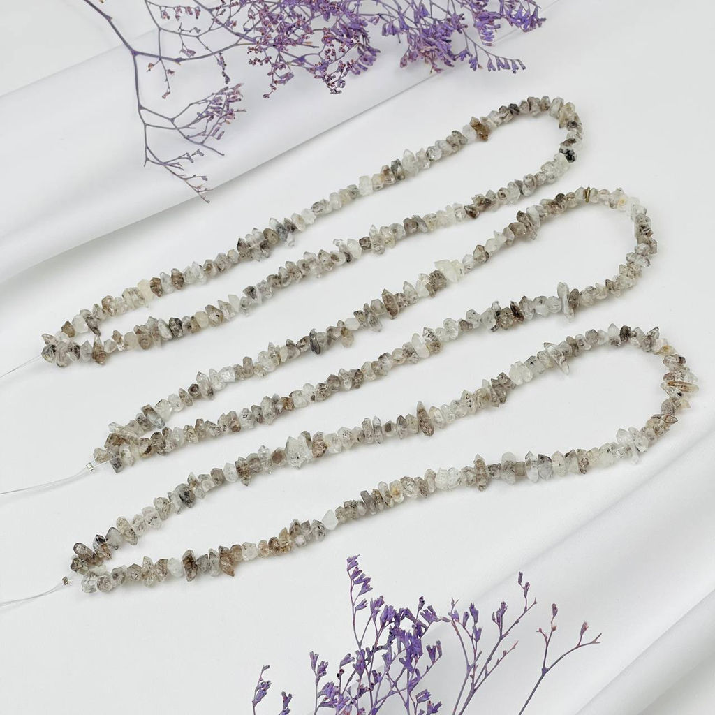 Бусины для украшений из Херкимерского Алмаза 40 см