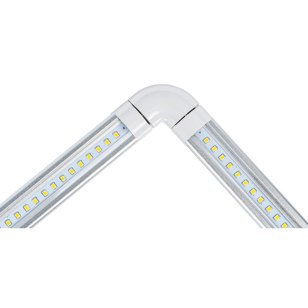 ULM-F45-2x6W/4500K IP20 SILVER Светильники светодиодные для мебели, набор из 2-х шт. Механический выключатель. 600*25*8мм. 2*500Lm. ТМ Uniel