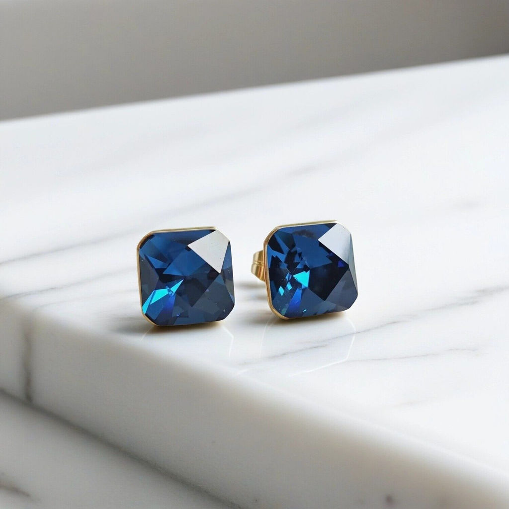 Серьги с кристаллами Swarovski