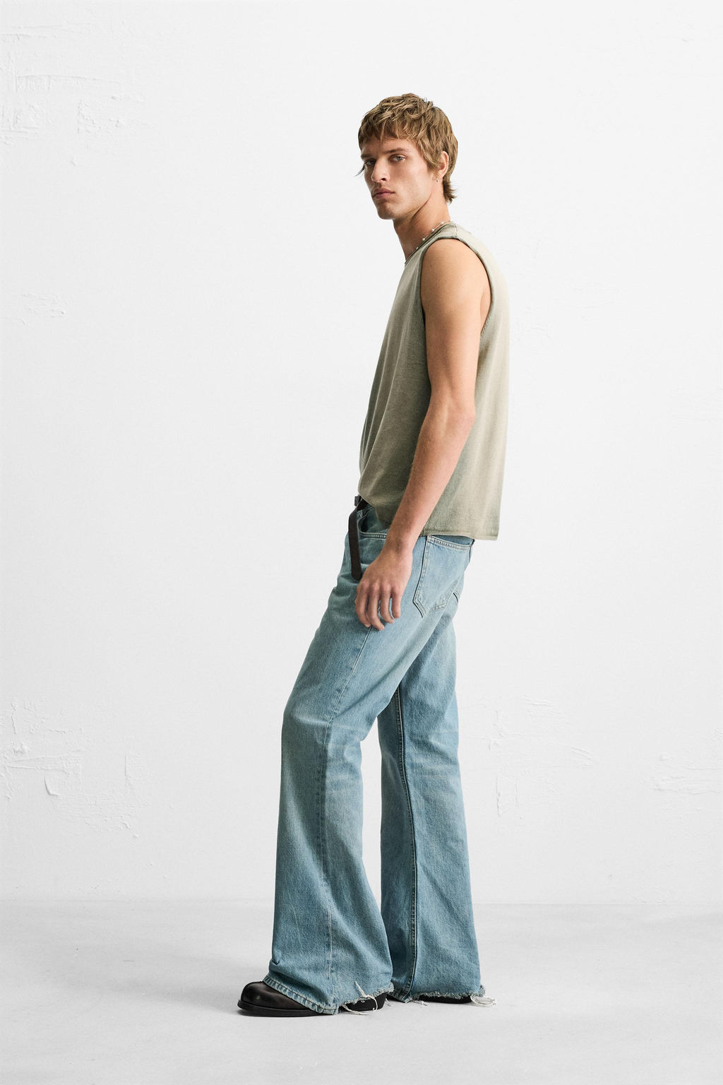 WASHED KNIT TANK TOP - Zara фото 4