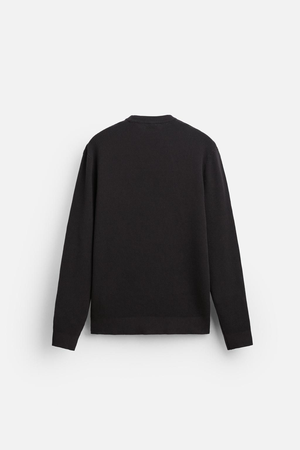 BASIC TEXTURED SWEATER - Zara фото 6
