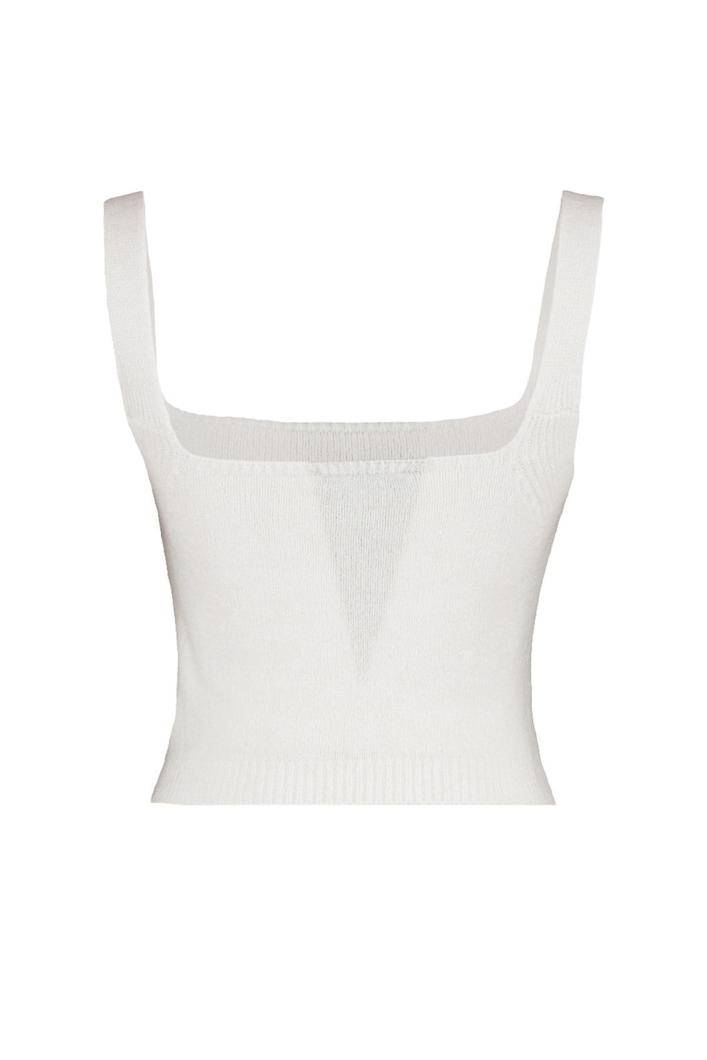 Ekru Crop Yumusak Dokulu 2li Bluz-H?rka Triko Tak?m TWOAW21HI0107