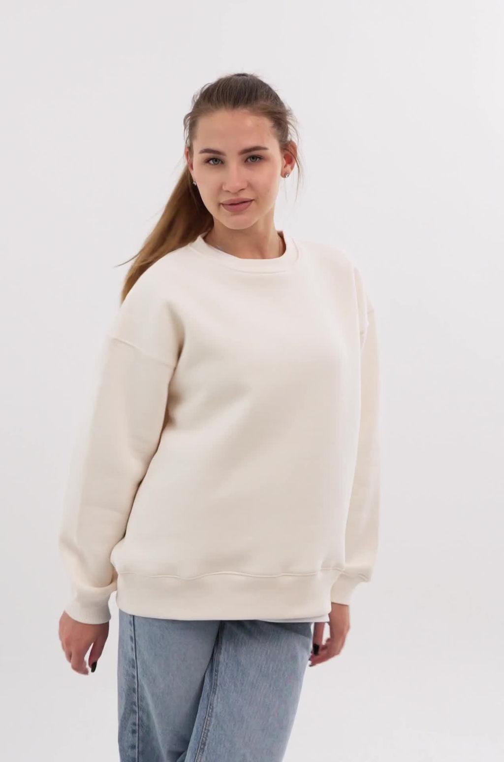 Женский свитшот с начесом Happyfox - Happy fox фото 2