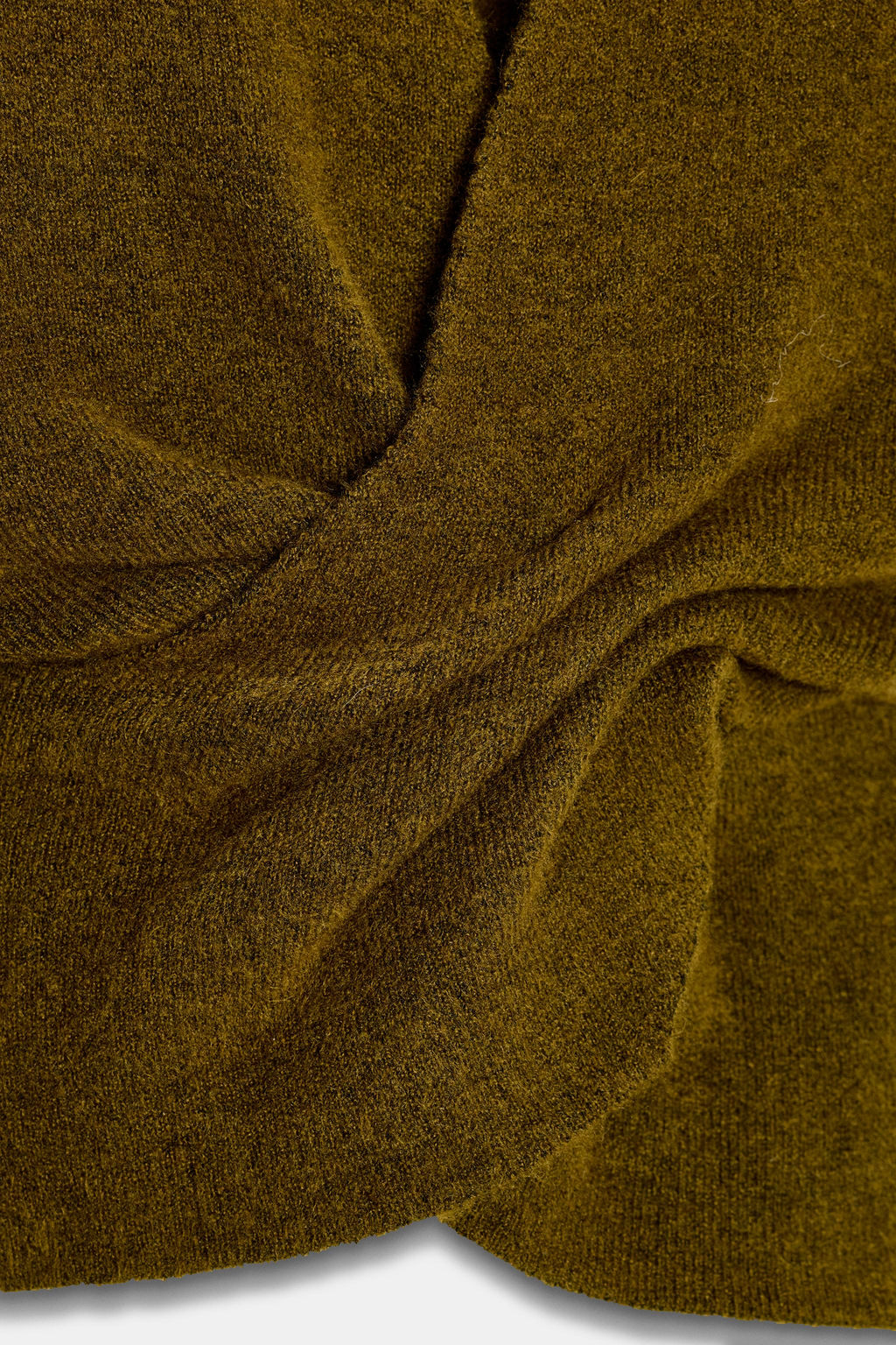 DRAPED KNIT SHORT SLEEVE JUMPER - Zara фото 4