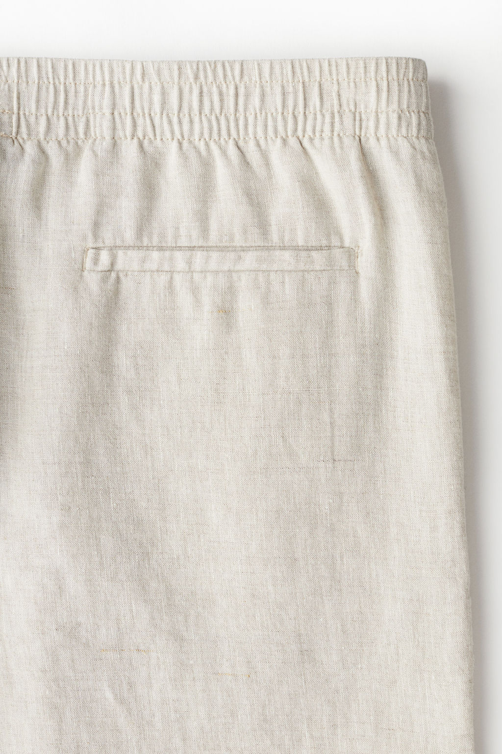 Pantal?n corto de lino Regular Fit - H&m фото 3
