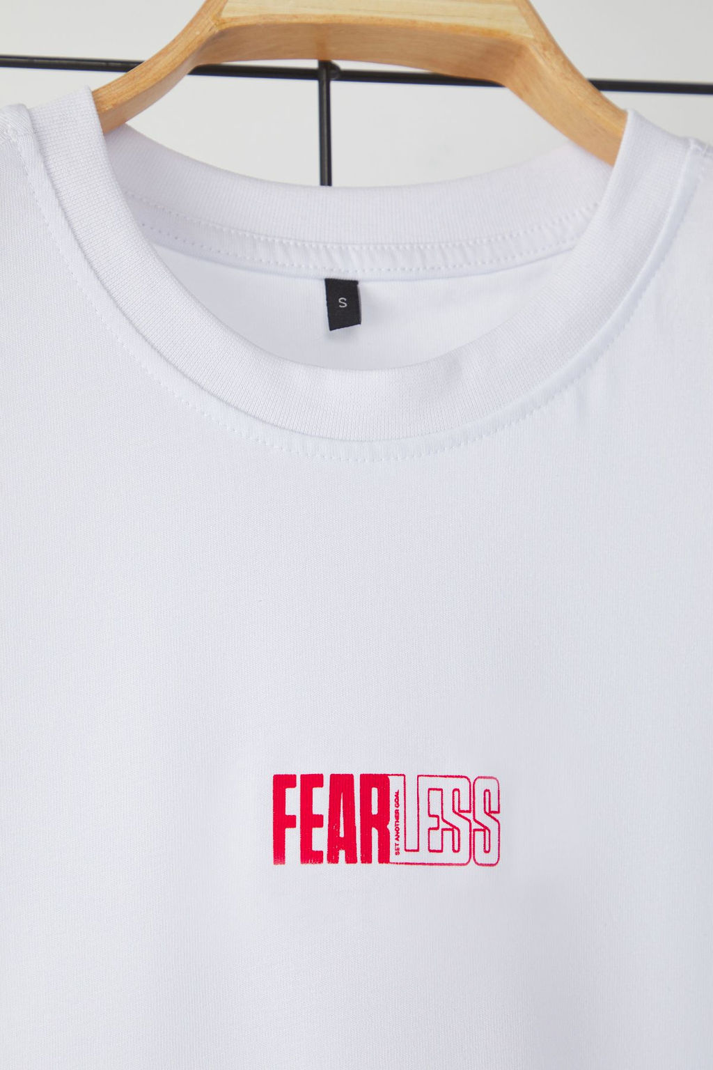 Trendyolmilla Man Beyaz Oversize/Genis Kesim %100 Pamuklu Bask?l? T-Shirt TMNSS25AL00003  фото 5