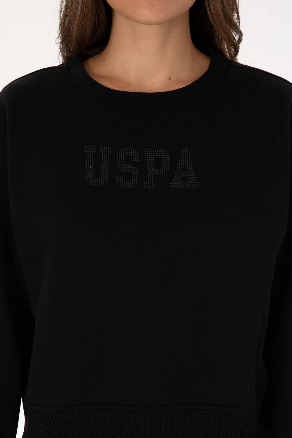 Kad_n Siyah Basic Sweatshirt Sepette S_rpriz _ndirim - U.s. polo assn фото 6