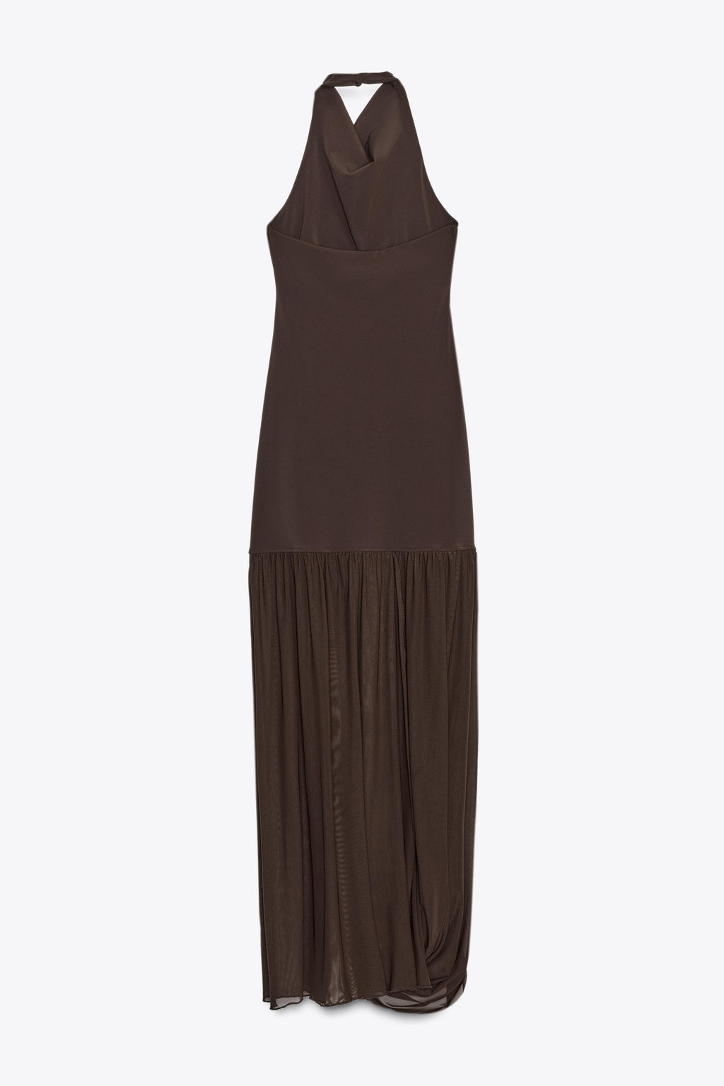 HALTERNECK DRESS WITH MATCHING DETAIL - Zara фото 15