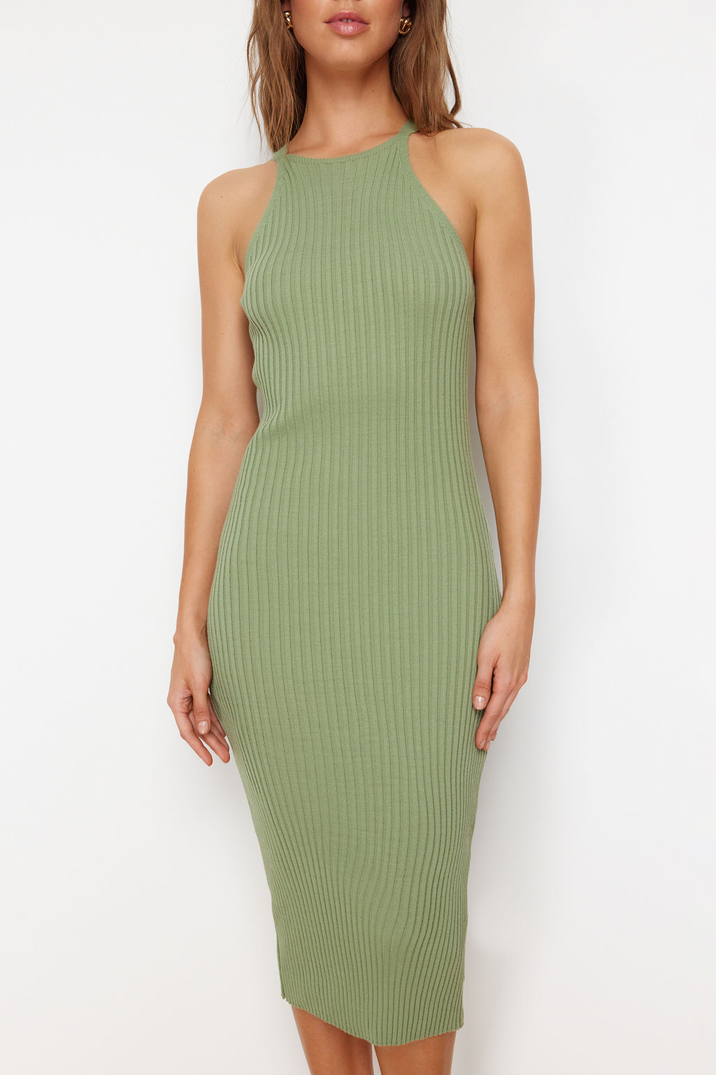 Mint 2li Midi Triko Basic H?rkal? Elbise TWOSS23EL00738