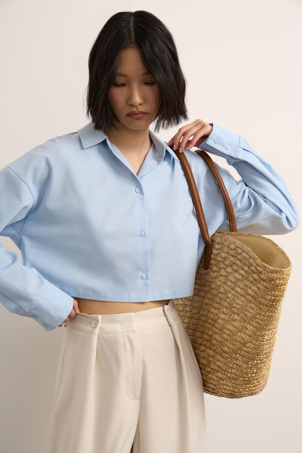 Рубашка изо льна c длинным рукавом - Mollis фото 3