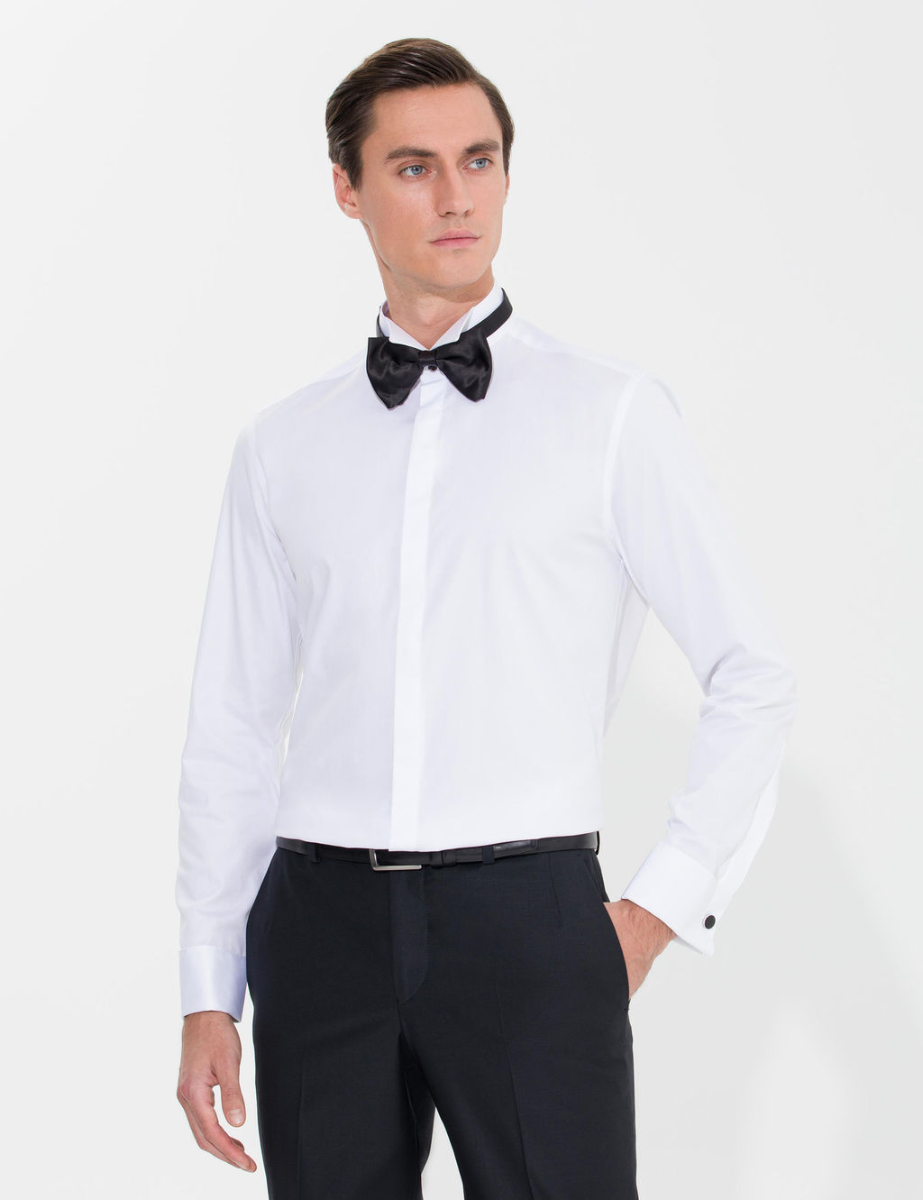 Beyaz Slim Fit Smokin G_mlek
