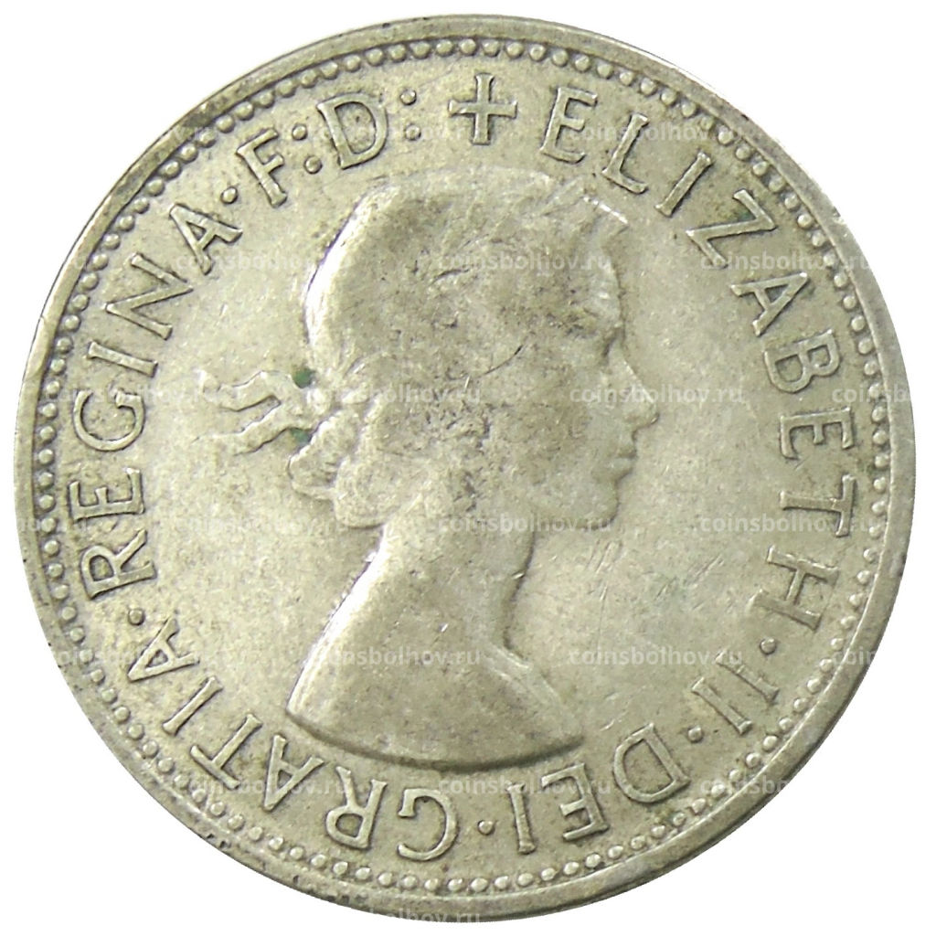 1 флорин (2 шиллинга) 1954 года Австралия  Королевский визит Елизаветы II