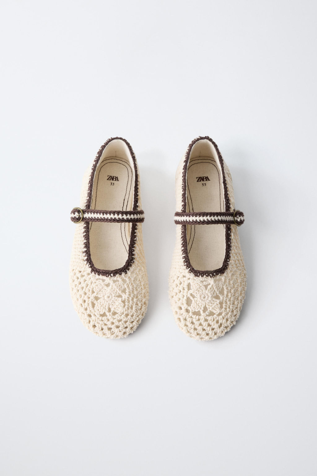 BAILARINA CROCHET / Blanco Crudo - Zara фото 4