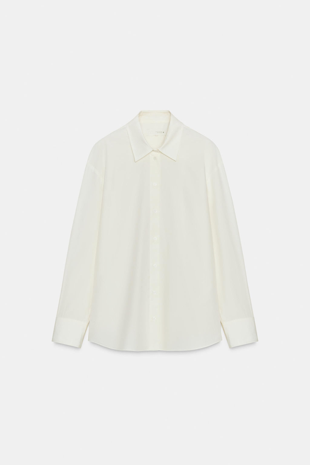 POPLIN SHIRT WITH FAUX FUR COLLAR ZW COLLECTION - Zara фото 8