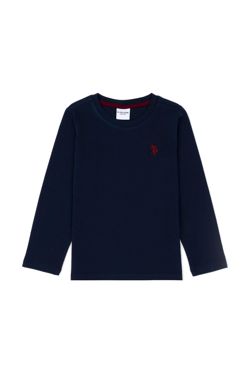 Базовый свитшот темно-синего цвета для мальчика - U.s. polo assn фото 4