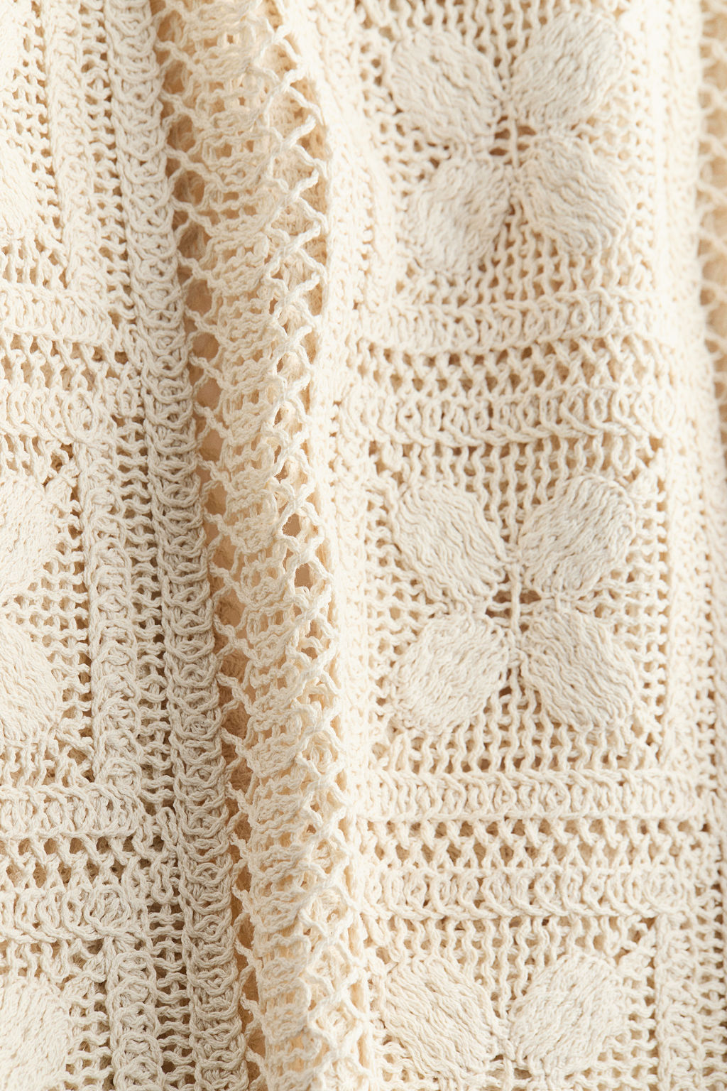 Top efecto crochet en mezcla de seda - H&m фото 5