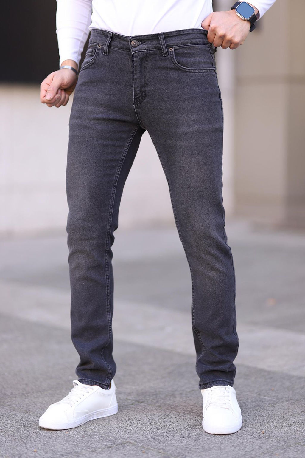 TRENDYOL MAN Siyah Regular Esnek Kumas Jeans Kot Pantolon TMNSS25JE00001 - Trendyolmilla фото 23