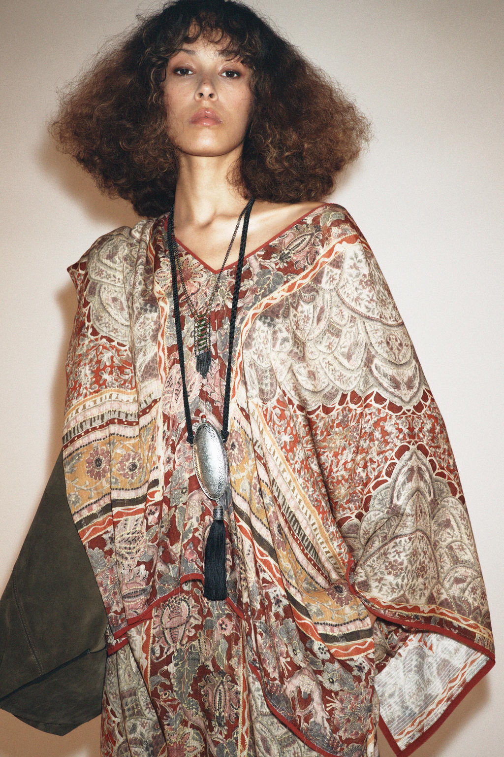 ZW COLLECTION PAISLEY KAFTAN DRESS - Zara фото 2