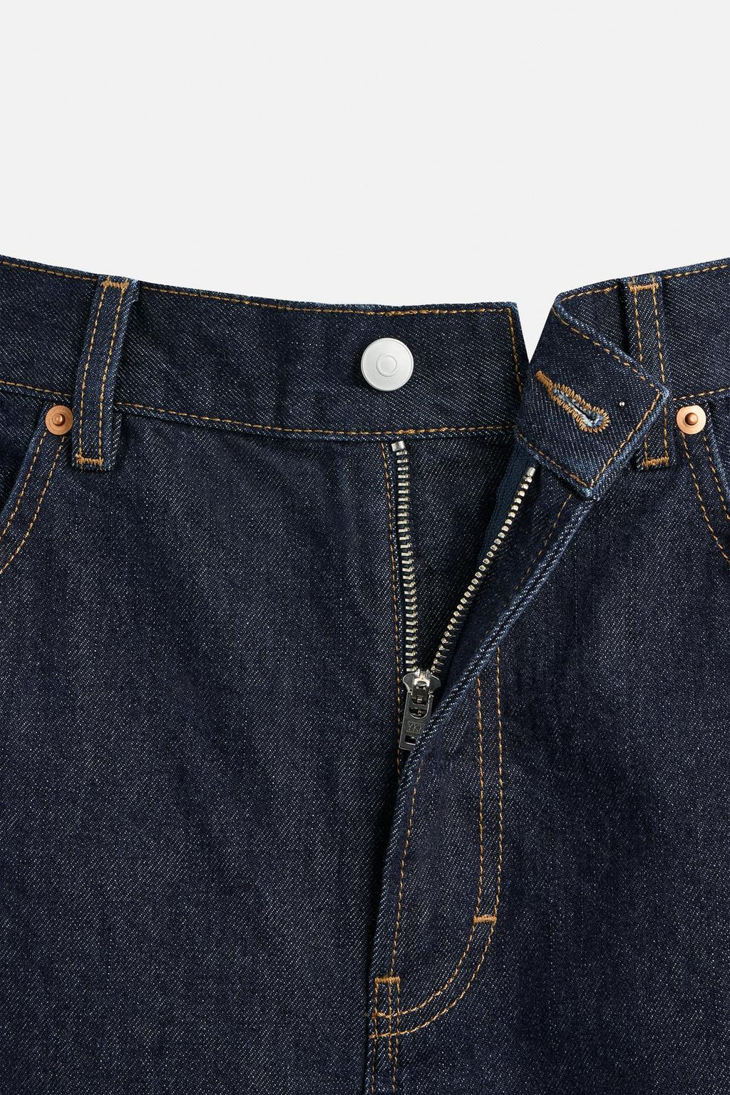 LIMITED EDITION RELAXED FIT TURN-UP JEANS - Zara фото 10