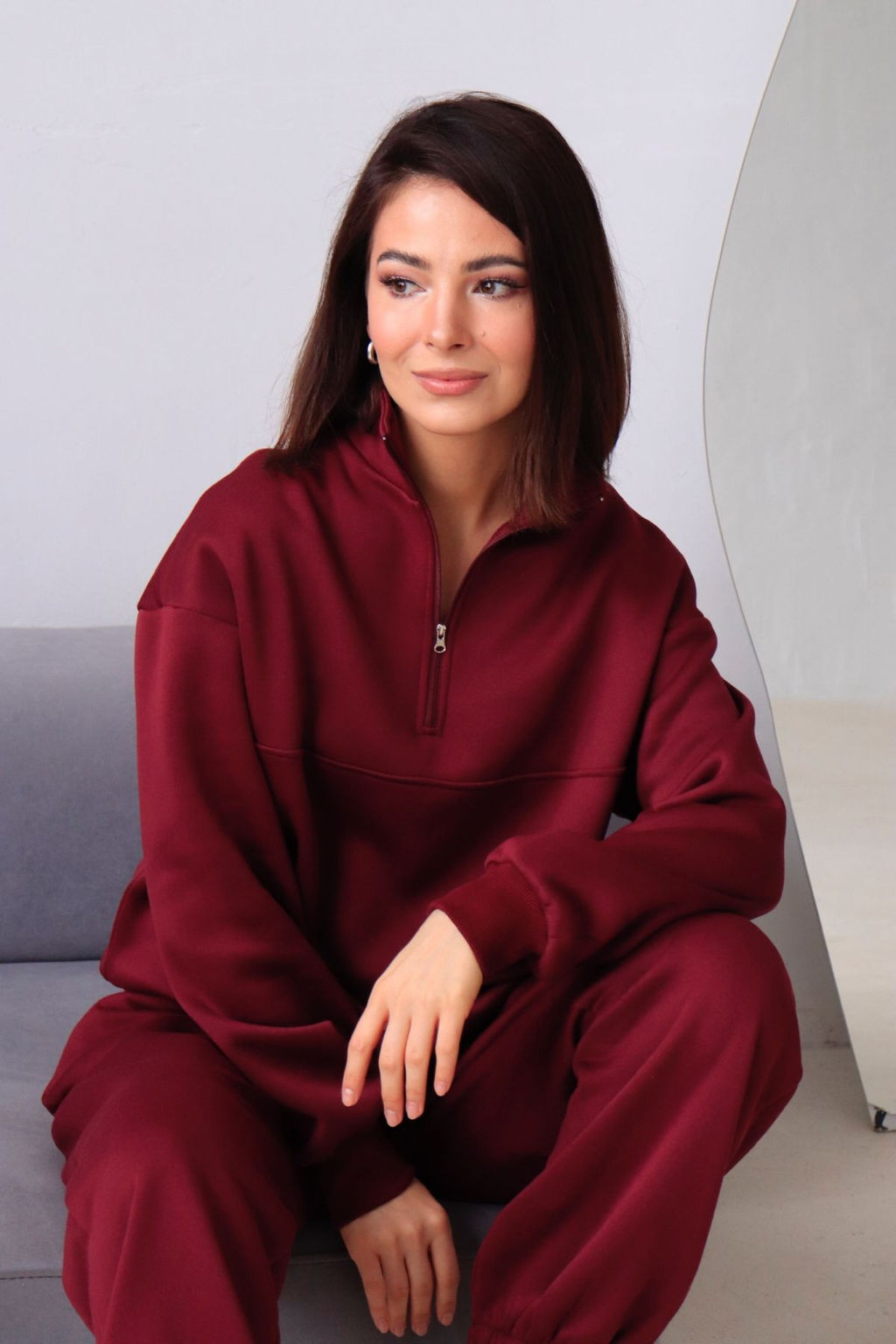 Martichelli Костюм спортивный в винном оттенке