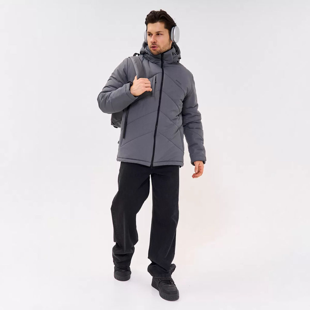 RODOS Куртка зимняя мужская мембрана М-318 Серый
