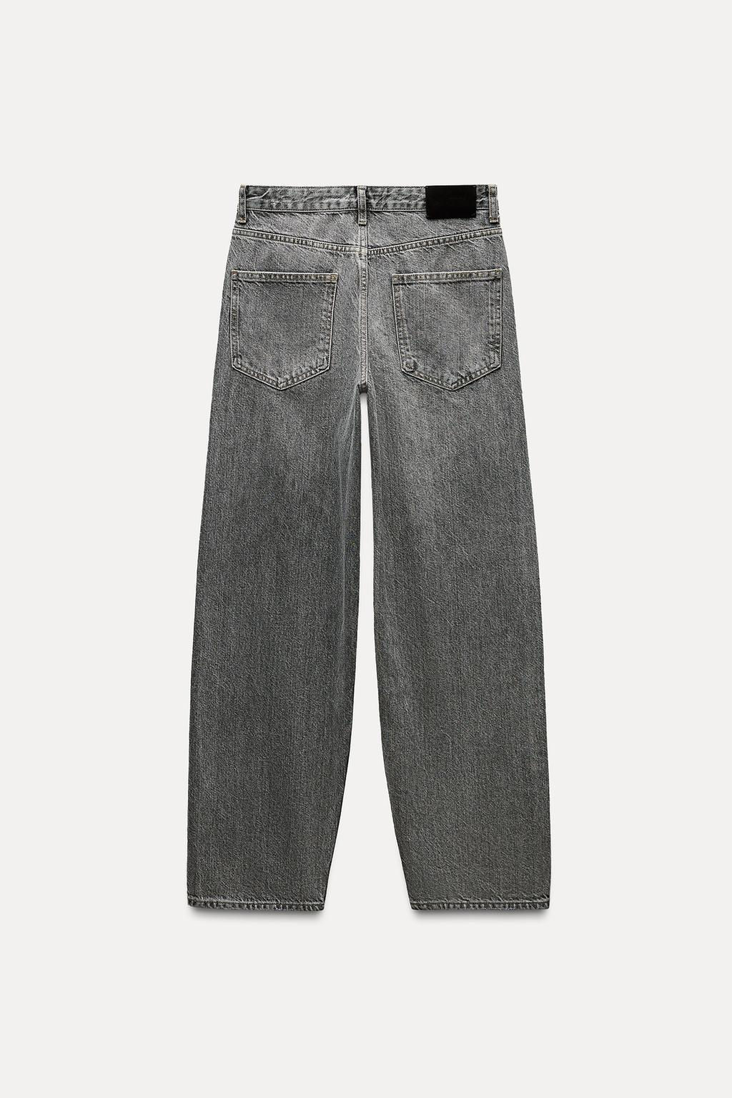 ZW COLLECTION BAGGY MID-WAIST JEANS - Zara фото 9