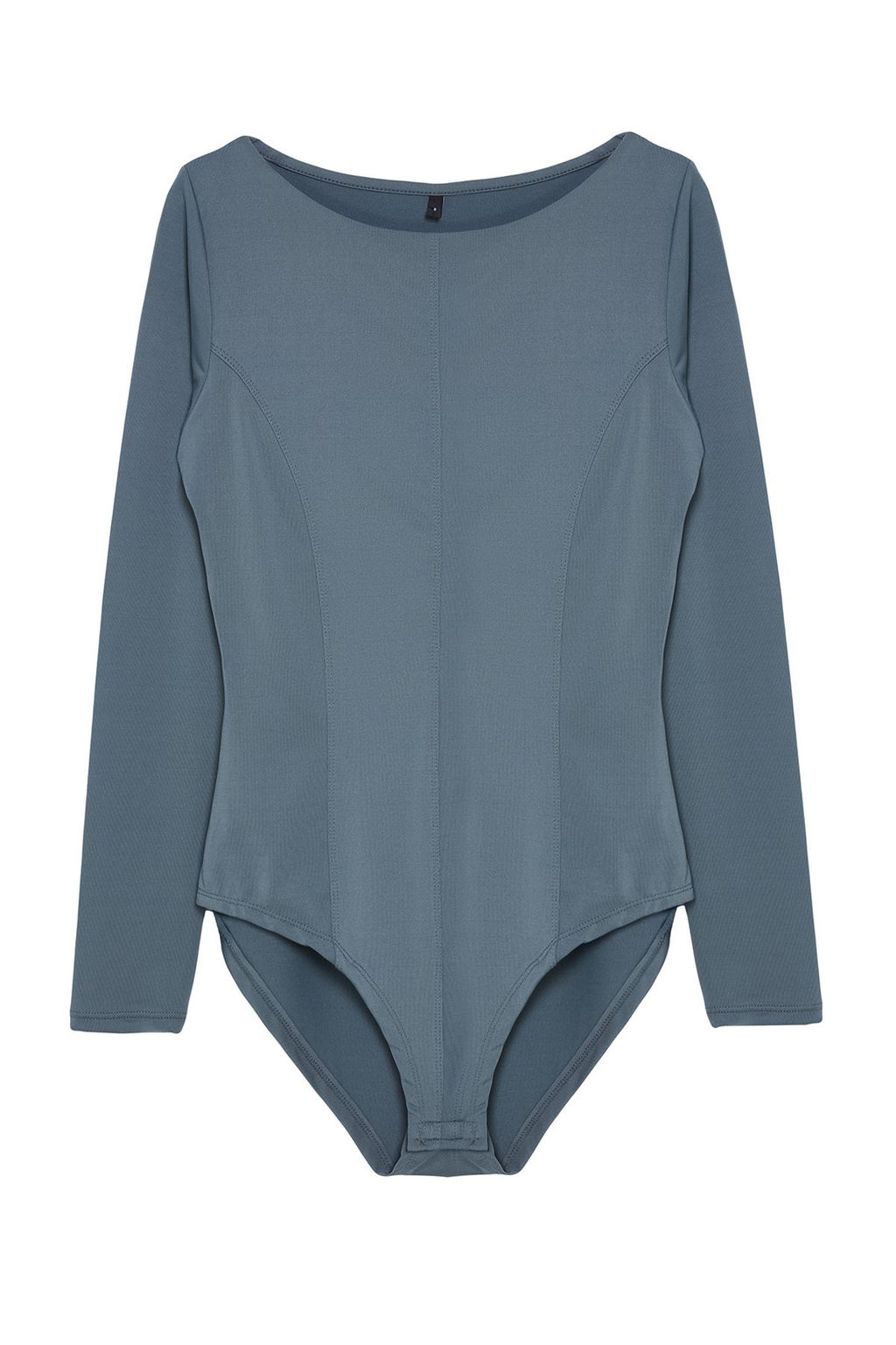 Antrasit Fitted/Vucuda Oturan Kay?k Yaka Biye Detayl? Esnek Orme Body TWOAW25BD00002 - Trendyolmilla фото 6