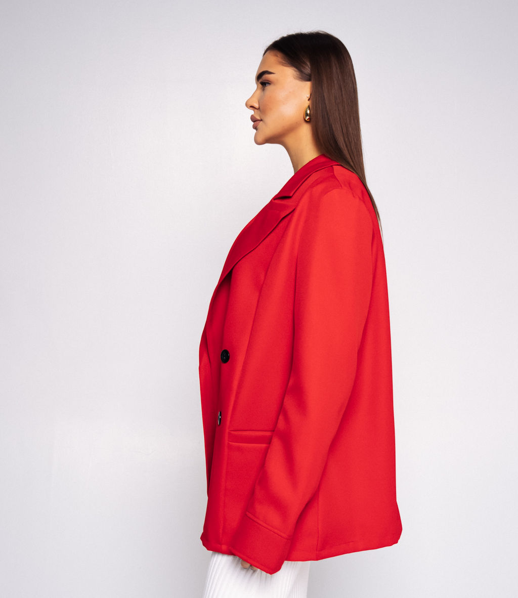 Пиджак #БШ2836, красный