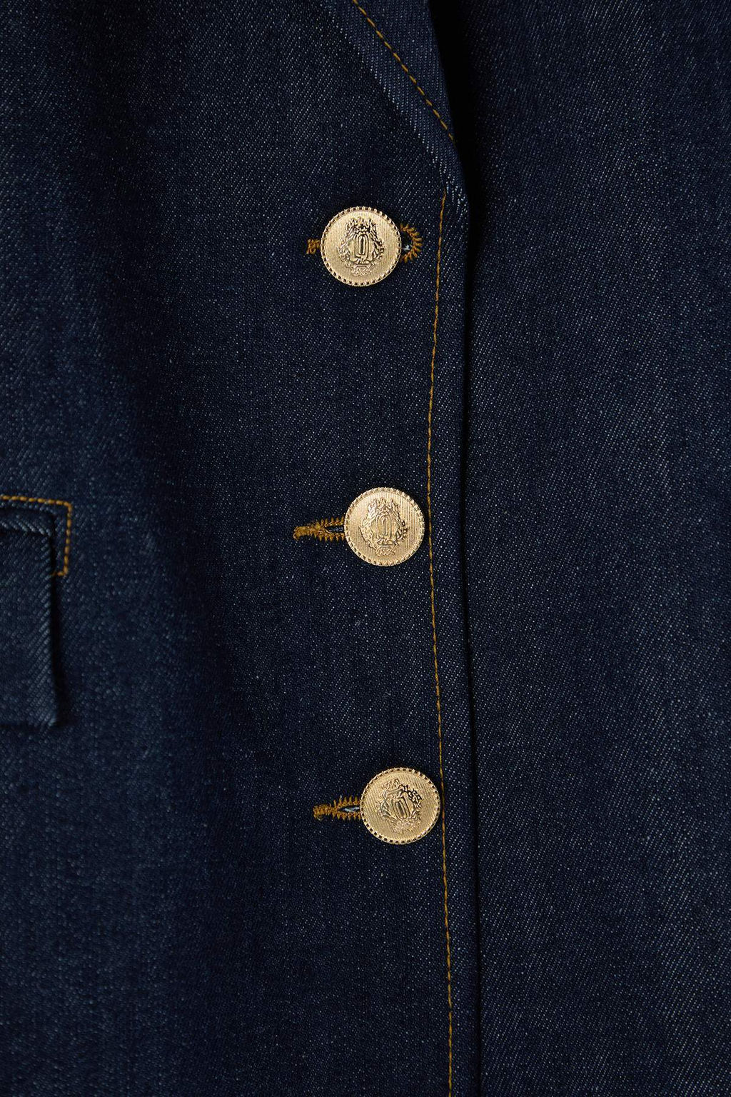 Limited Edition Koyu Mavi Cep Detayl? Blazer Denim Ceket TWOAW26CE00036 - Trendyolmilla фото 4