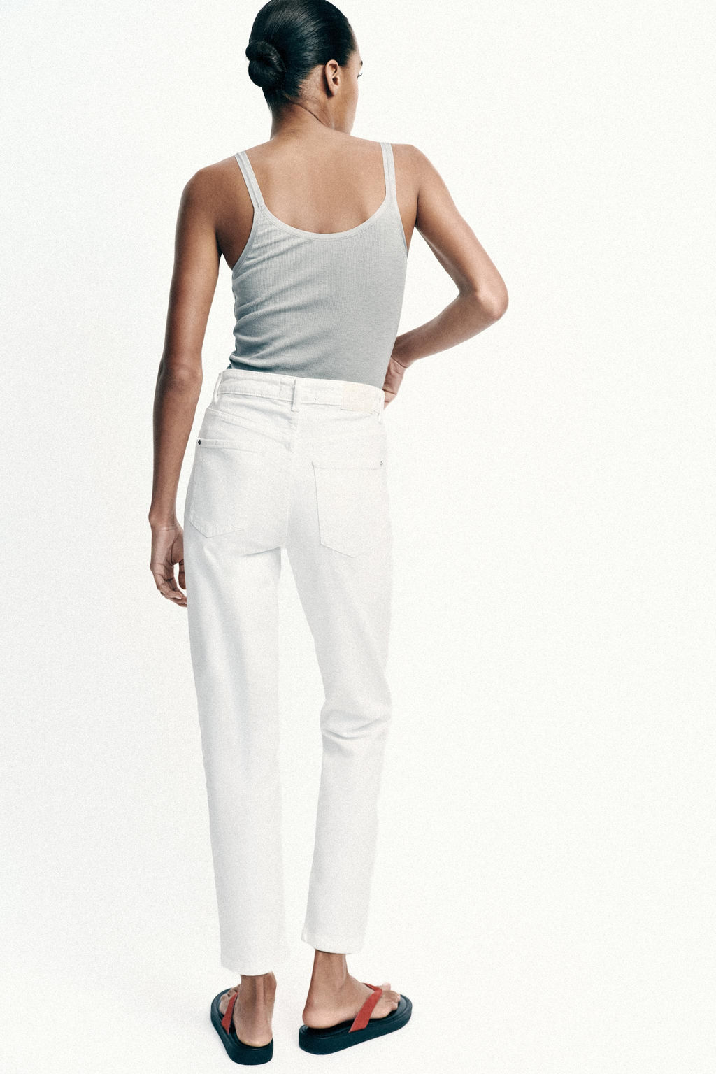 Z.01 HIGH-WAIST MOM FIT JEANS - Zara фото 21