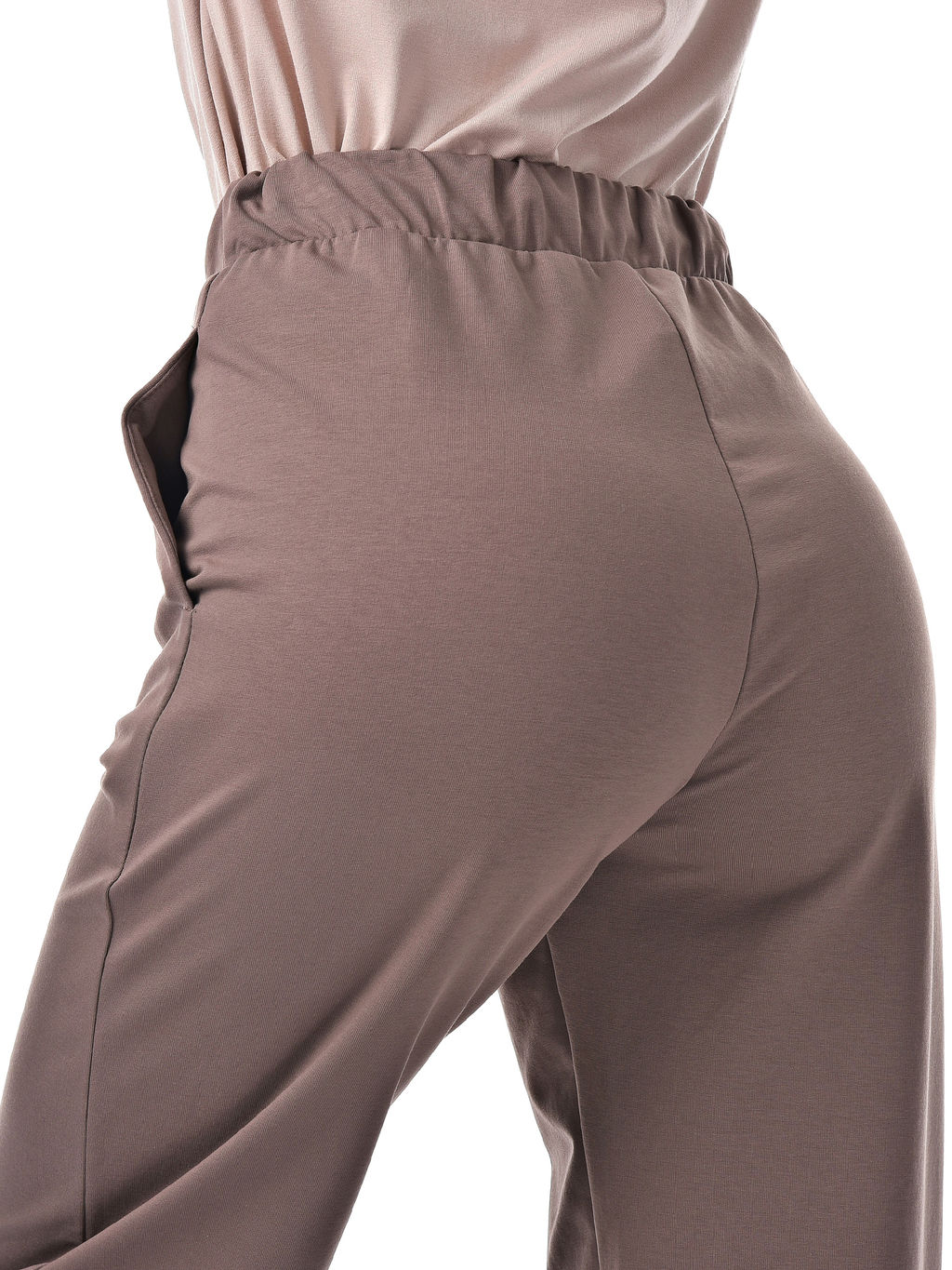 брюки  из футера 2х нитка пенье (хлопок с лайкрой) - А+б коллекция фото 20