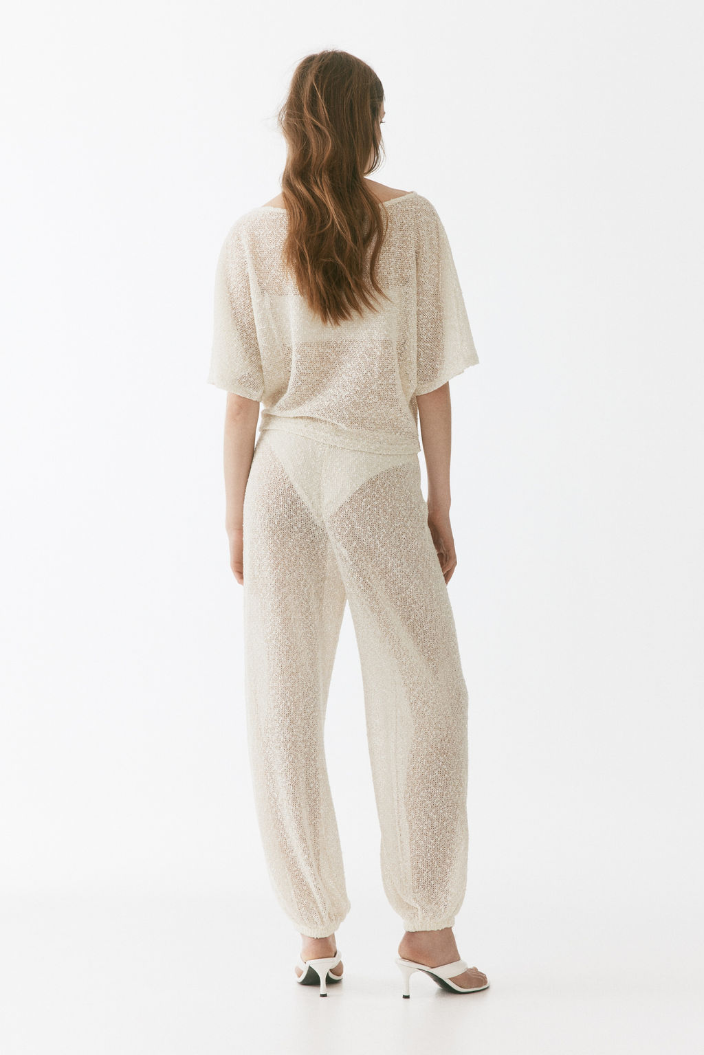 Pantal?n de punto con brillo - H&m фото 3