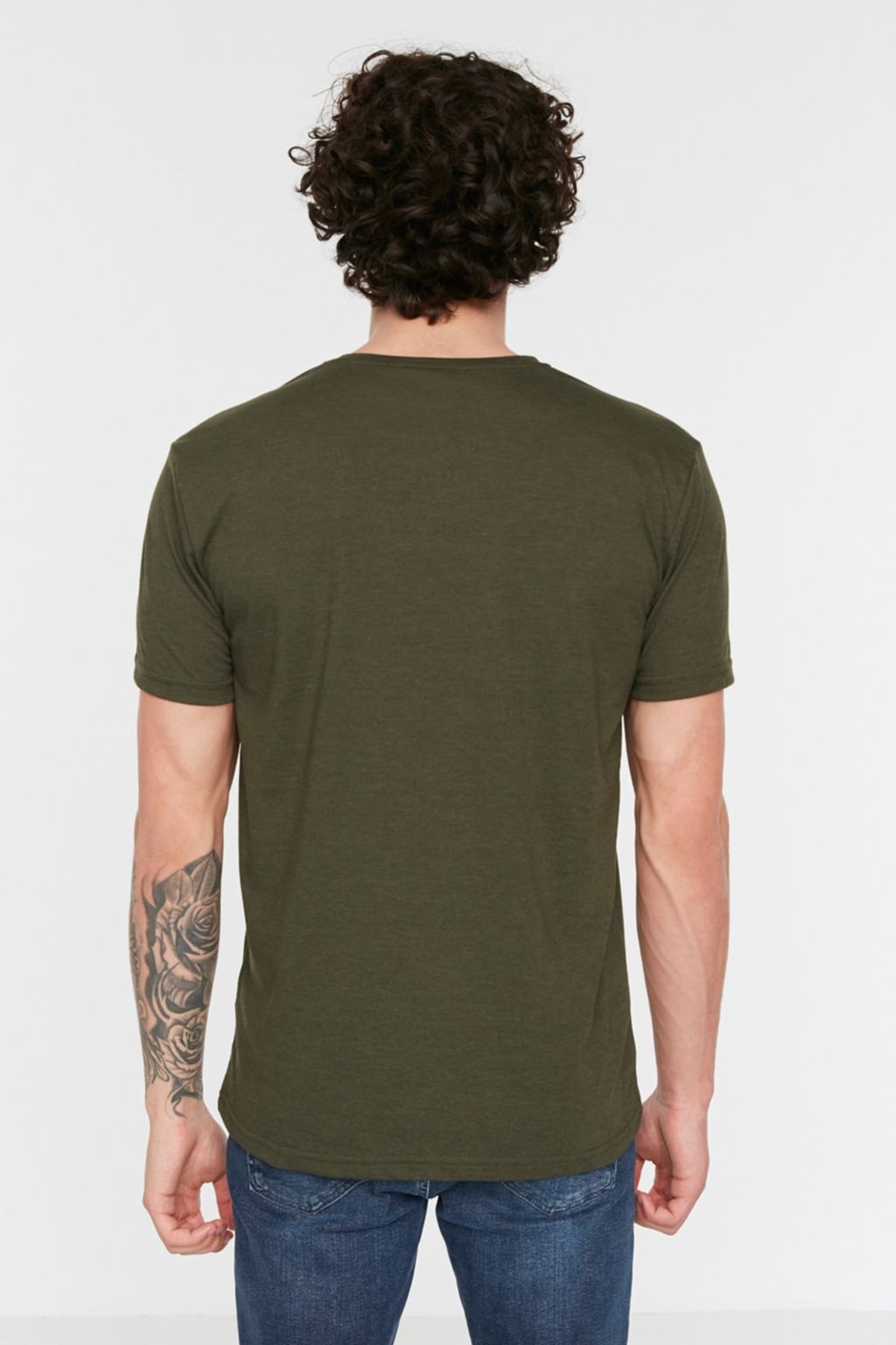TRENDYOL MAN Beyaz Regular Fit K?sa Kollu T-Shirt TMNSS22TS0271 - Trendyolmilla фото 2