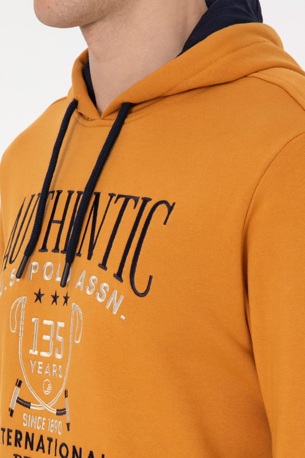 Erkek Hardal Sweatshirt - U.s. polo assn фото 7