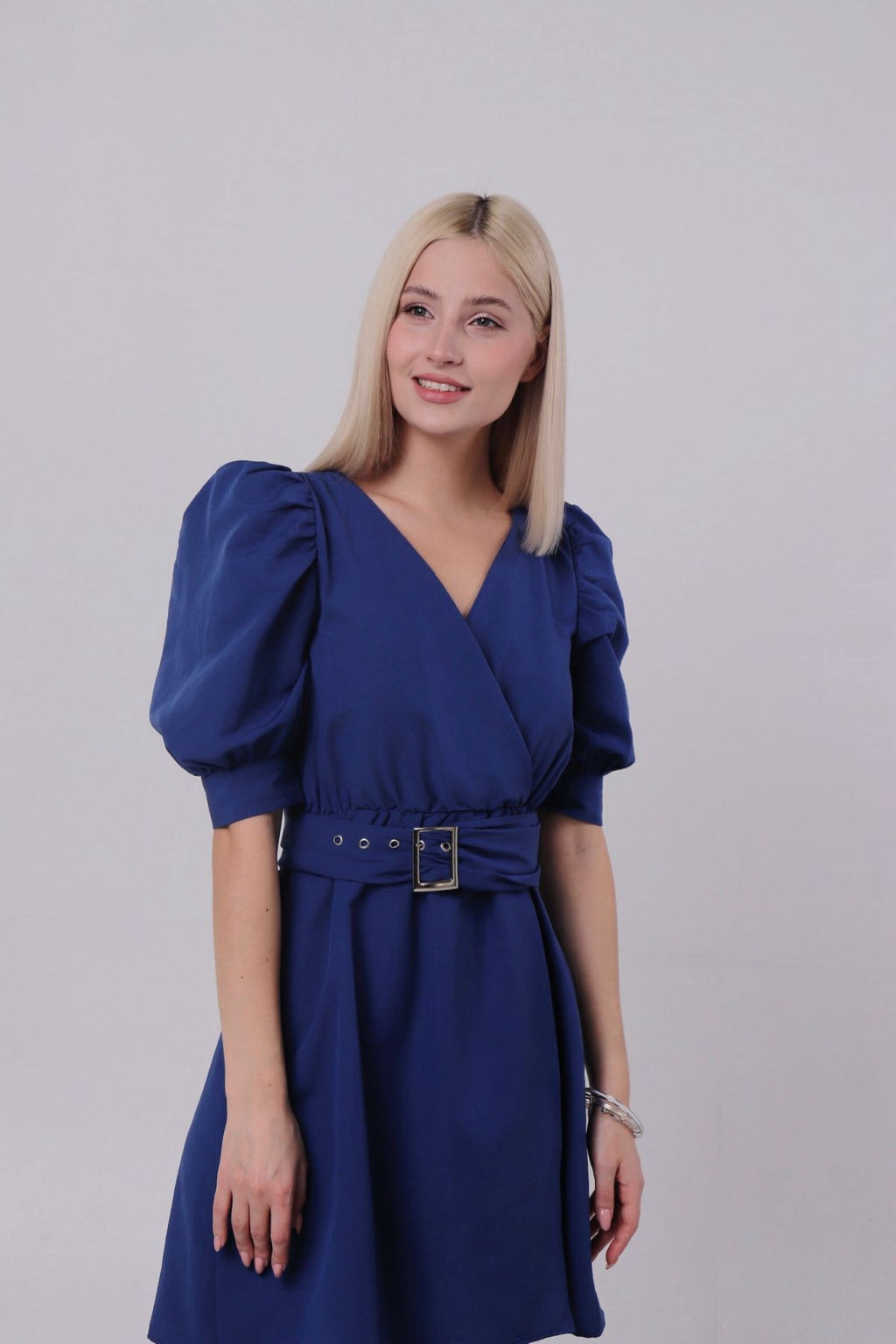 Платье с объёмными рукавами - Martichelli фото 3