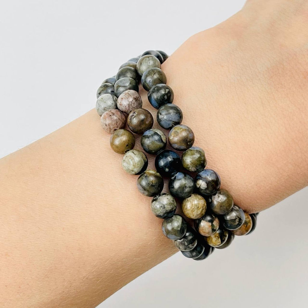 Бусины для украшений из Яшмы (58 бусин) - Радуга самоцветов фото 2