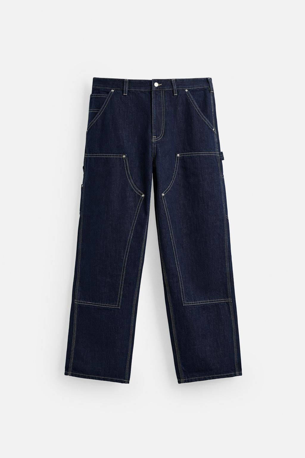 CARPENTER STRAIGHT-LEG JEANS - Zara фото 27